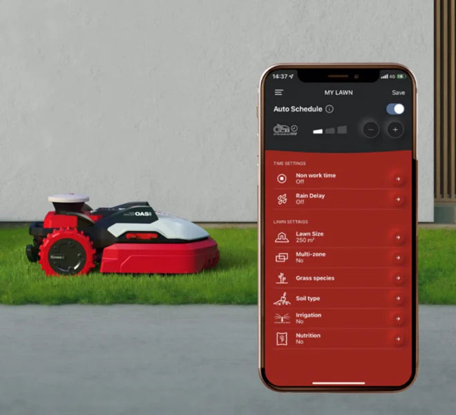 KR233E.1 Kress RTKⁿ 12,000 m² robotic lawn mower with OAS (Obstacle Avoidance System)