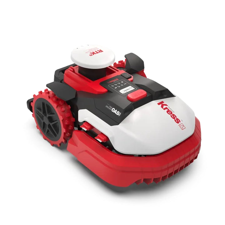 Kress RTKⁿ 3,000 m² robotic lawn mower with OAS (Obstacle Avoidance System)